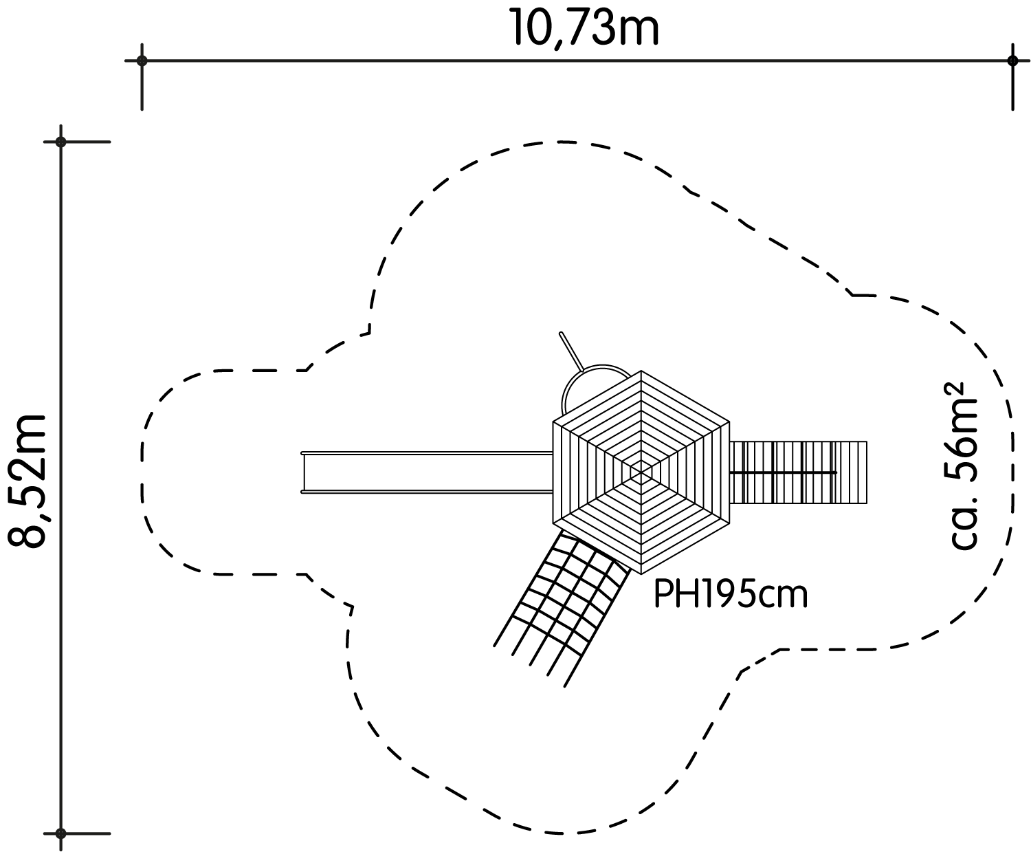 Sechseckturm Crumstadt Ansicht 5
