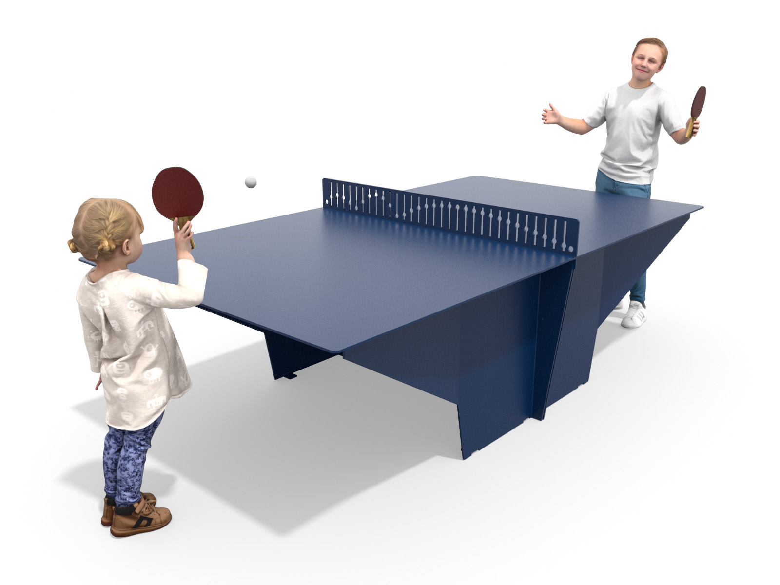 Tischtennisplatte Full Steel Ansicht 2