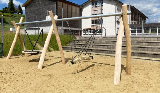 Wikinger-Nestschaukel Kombination - nature Ansicht 2