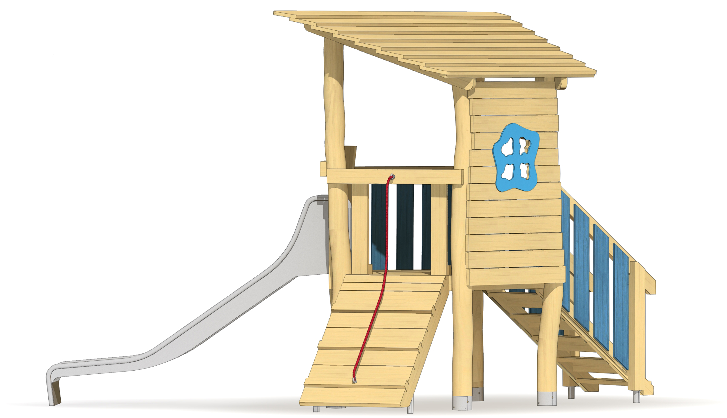 Kleinkindanlage Linus mit Treppe Ansicht 4