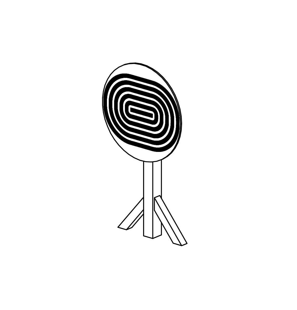 Rotierende Scheibe: Pulsation 3 Ansicht 2