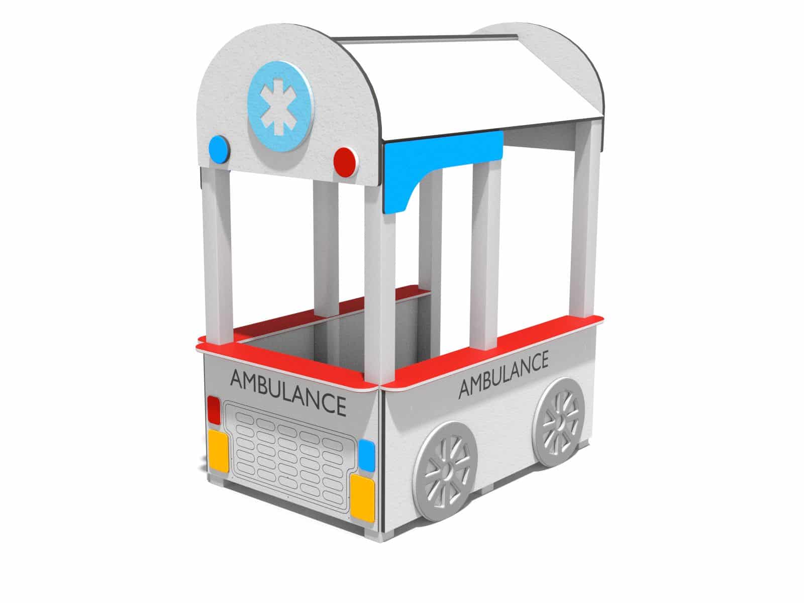 Krankenwagen-Set für den Spielplatz Ansicht 2
