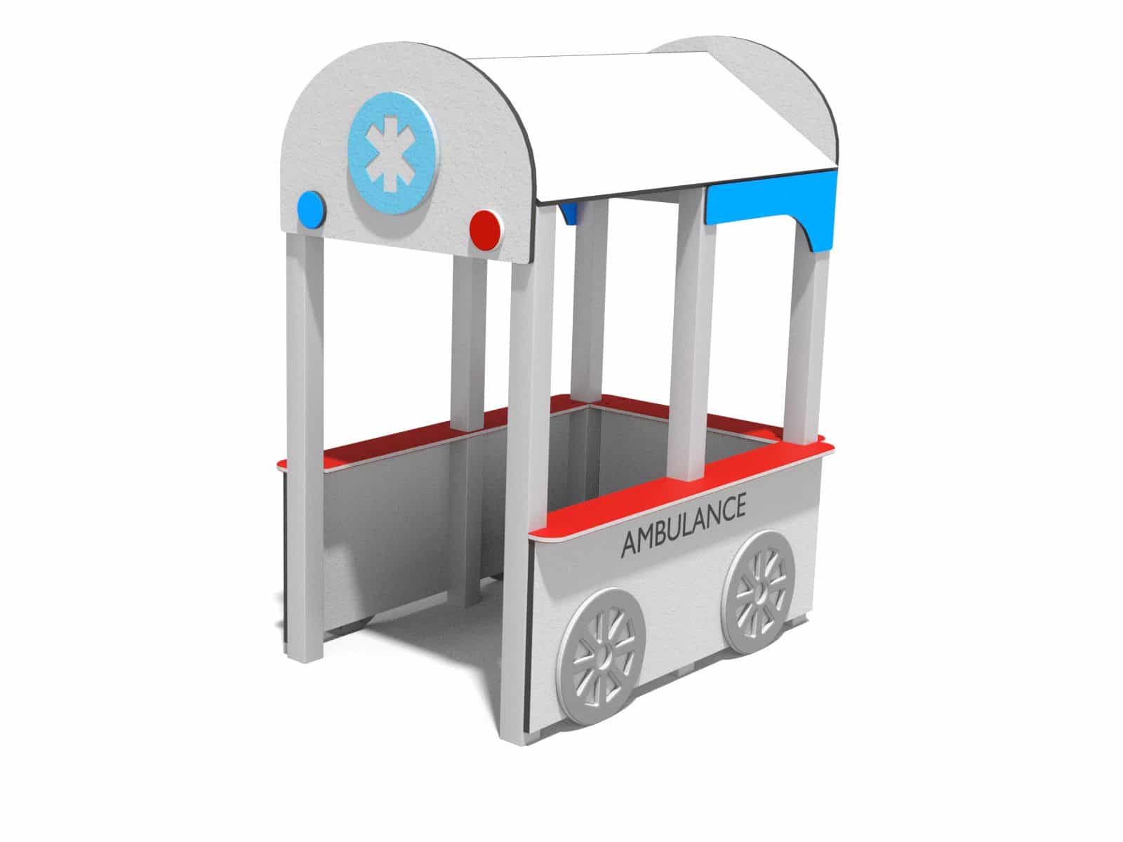 Krankenwagen-Set für den Spielplatz Ansicht 3