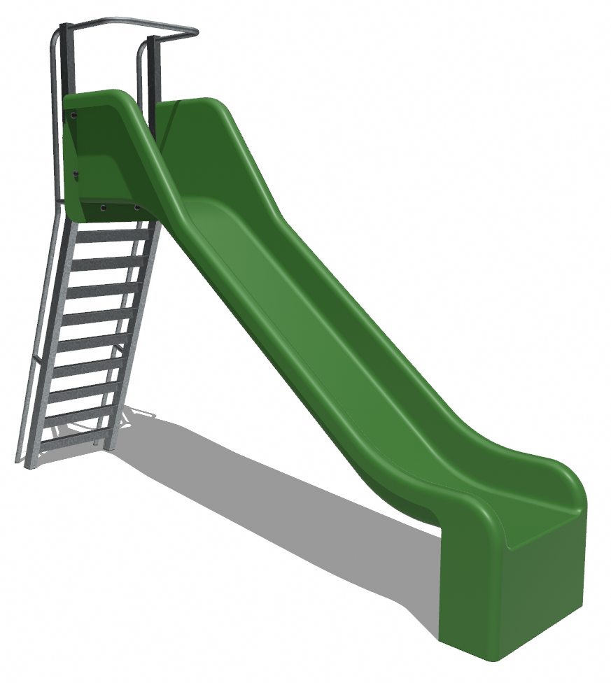 Rutschbahn 290 mit Metallaufstieg Ansicht 3