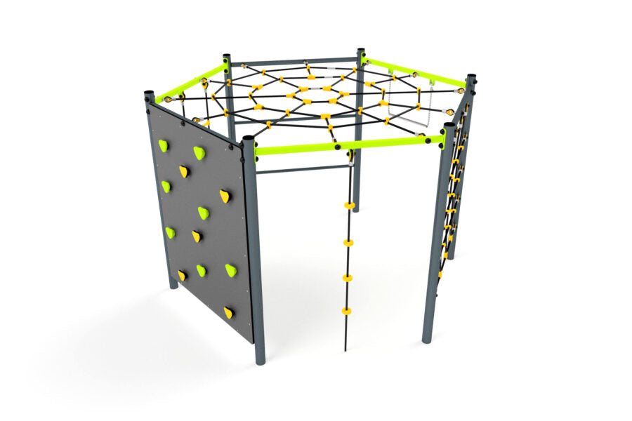 3606S-1 KLETTERSECHSECK MIT VERSCHIEDENEN KLETTERMODULEN Ansicht 2