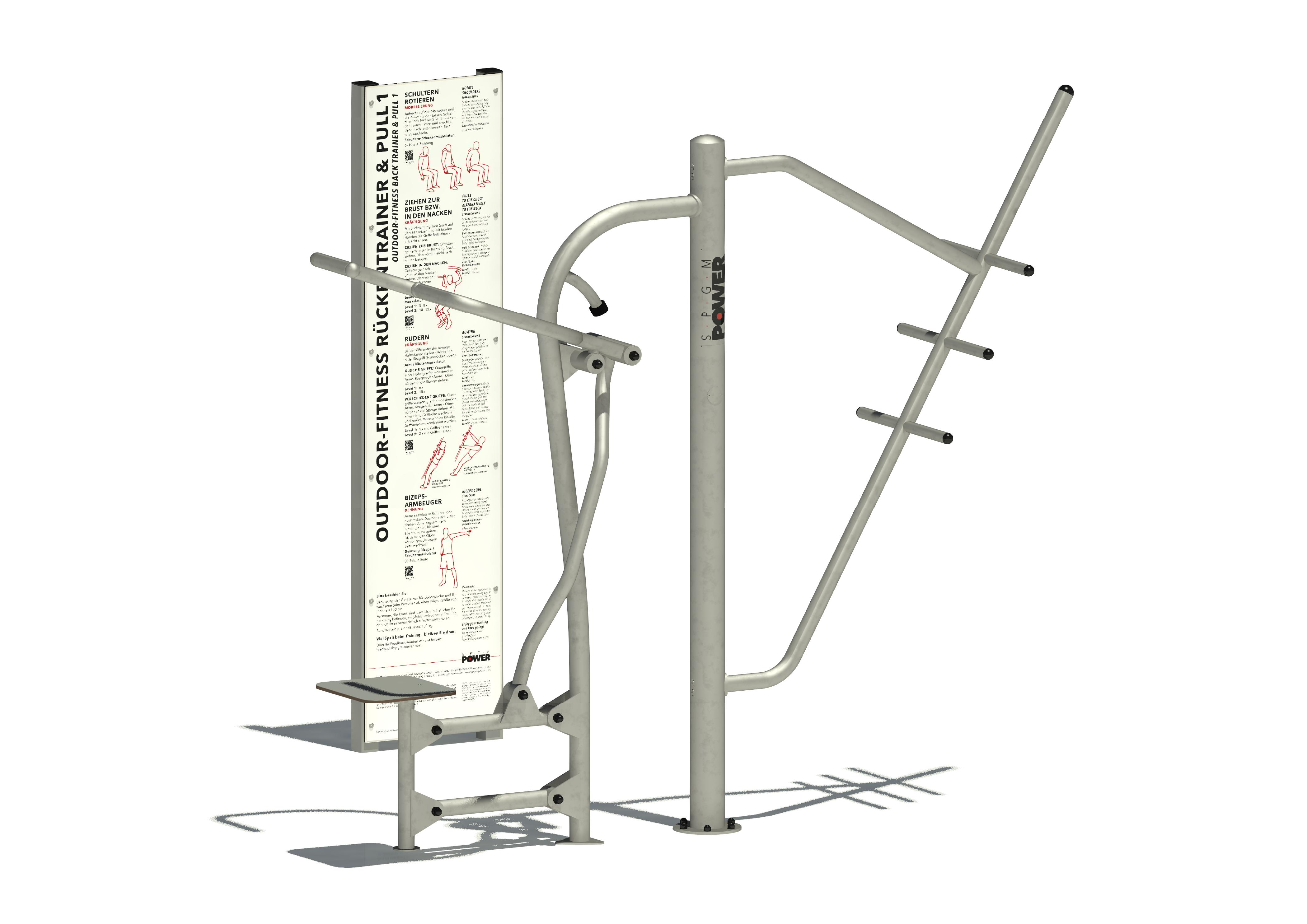 SPGM POWER® Fitness Rückentrainer & Pull 1 Ansicht 2
