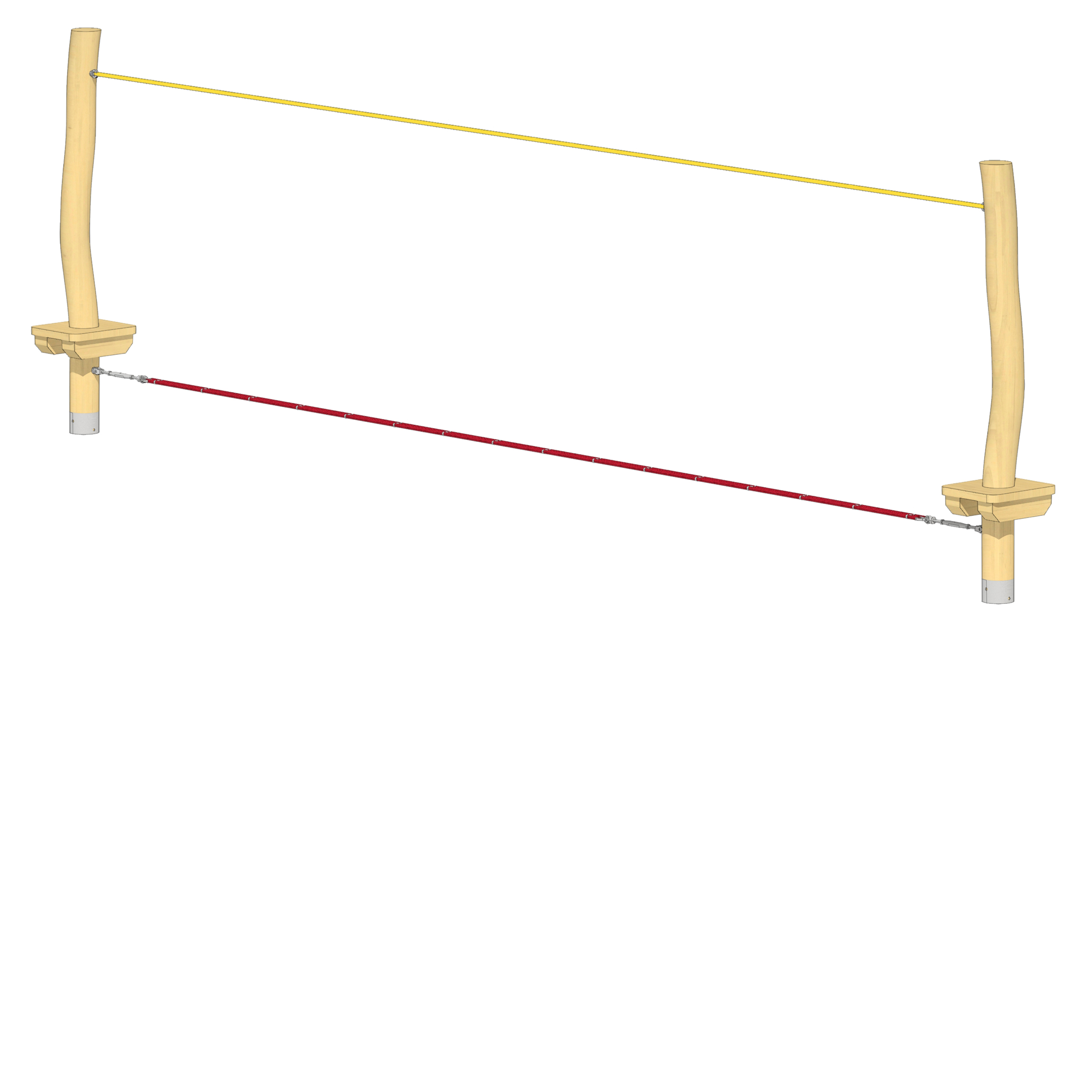 Slackline 6m mit Halteseil Ansicht 4