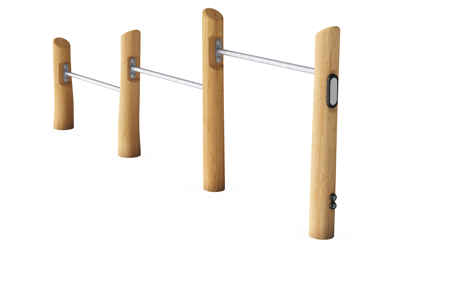 Push-up Barren Robinia FRO209 Ansicht 3