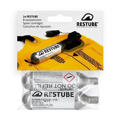 Restube CO²-Patrone für Restube Sicherheitsbojen Ansicht 2