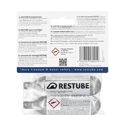 Restube CO²-Patrone für Restube Sicherheitsbojen Ansicht 3