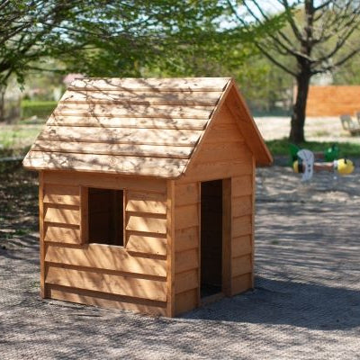 Spielhäuschen aus Holz Ansicht 2