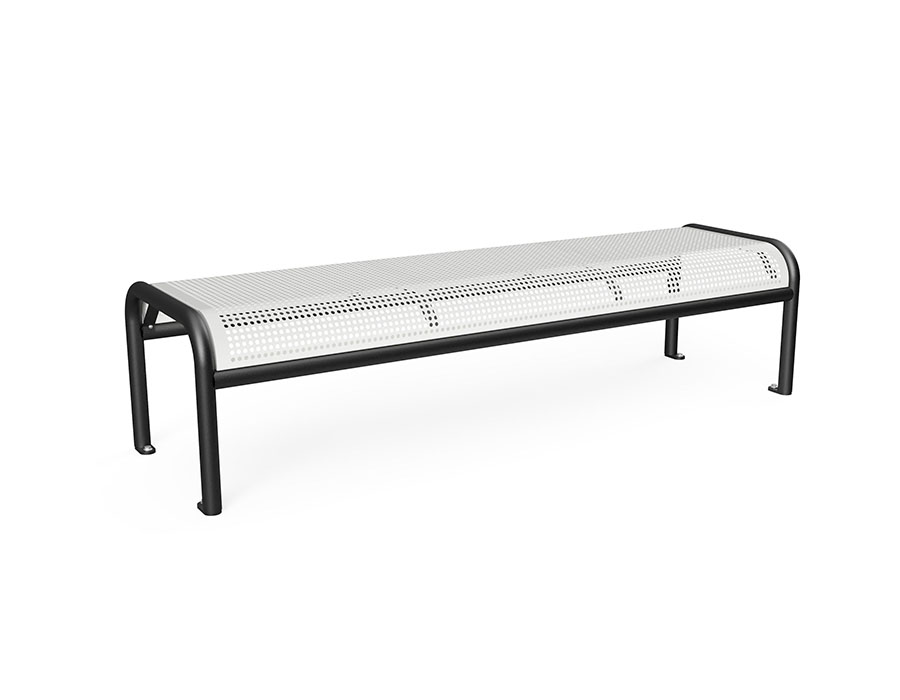 Parkbank Metall Ansicht 2