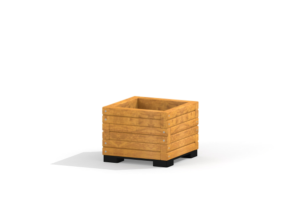 Holzblumentopf I Ansicht 2