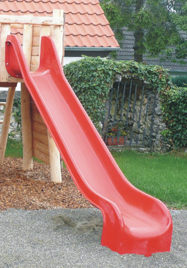 Anbaurutsche 50xPH145cm, GFK mit Flansch - Ansicht 2