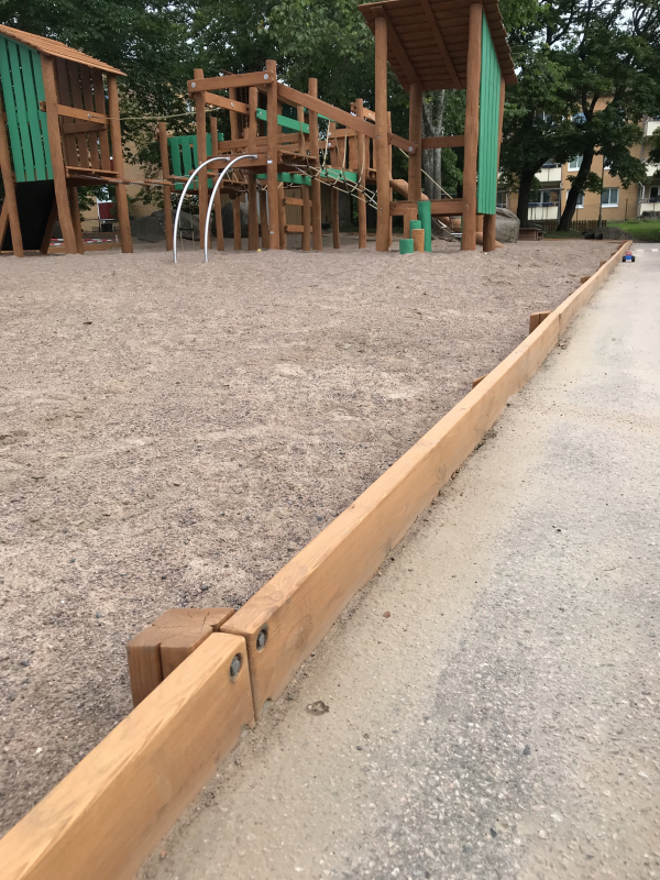 Sandkastenumrandung Lärche - Niedrig Ansicht 5
