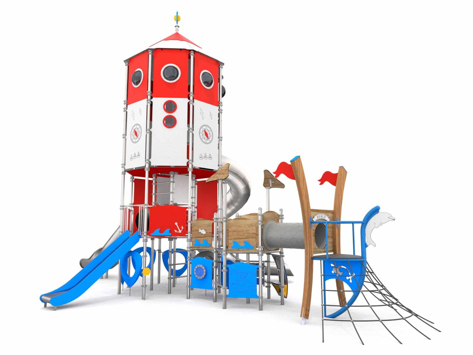 Spielturm Poseidon Ansicht 2