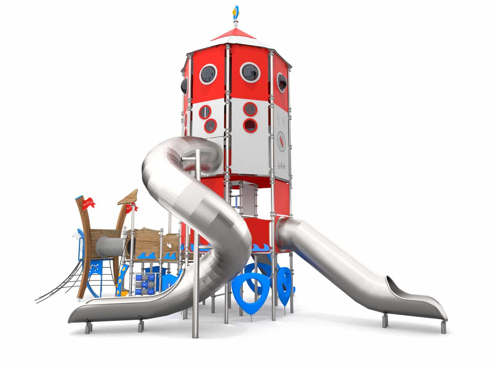Spielturm Poseidon Ansicht 3