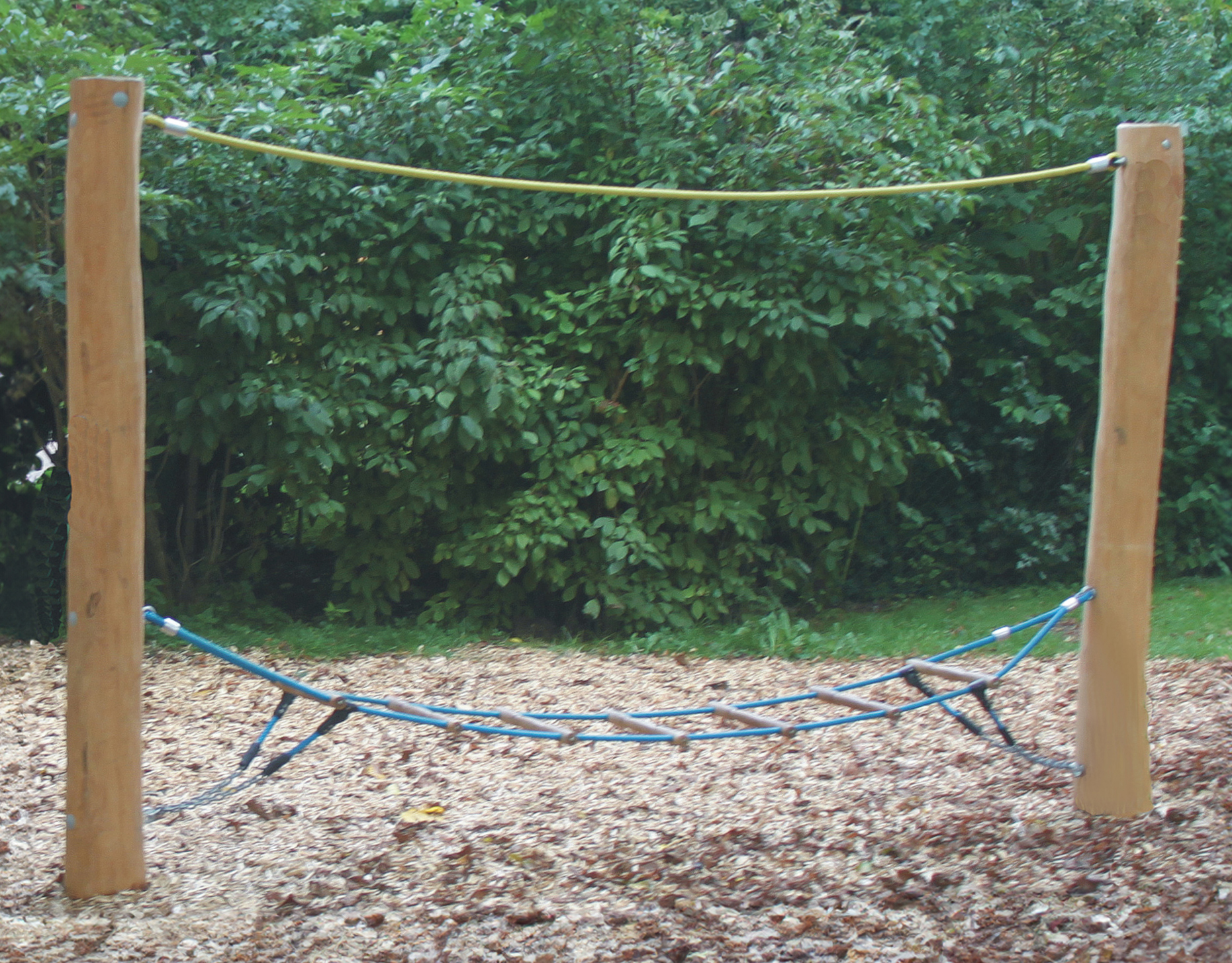 Strickleiter waagerecht 3m mit Halteseil Ansicht 2