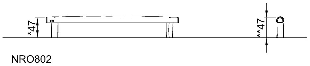 Balancierbalken NRO802 Ansicht 3