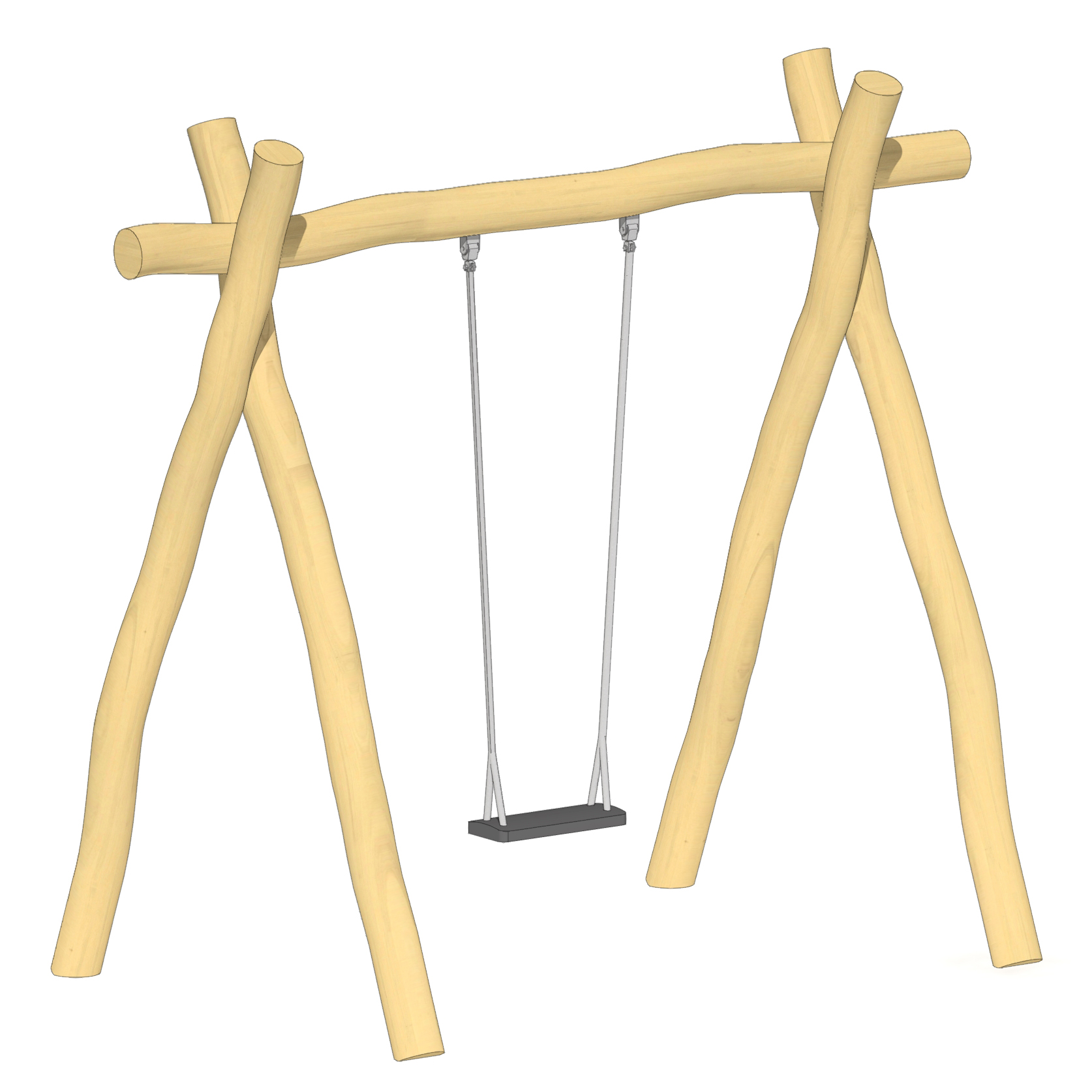 Schaukel 1-fach LH210cm Ansicht 2