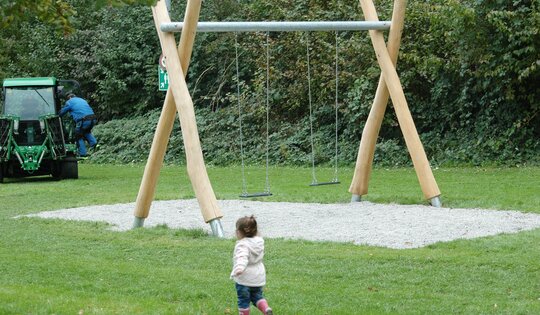 2er Schaukel 240 cm - nature Ansicht 2