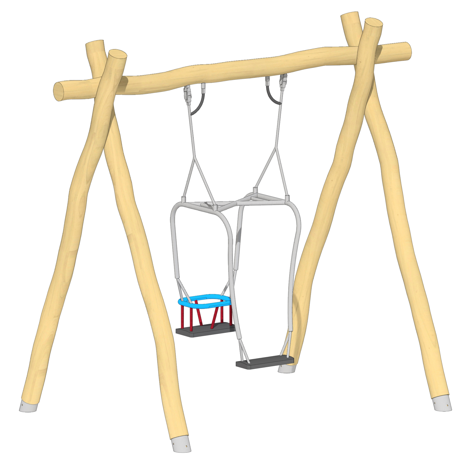 Eltern-Kind-Schaukel LH250cm Ansicht 2