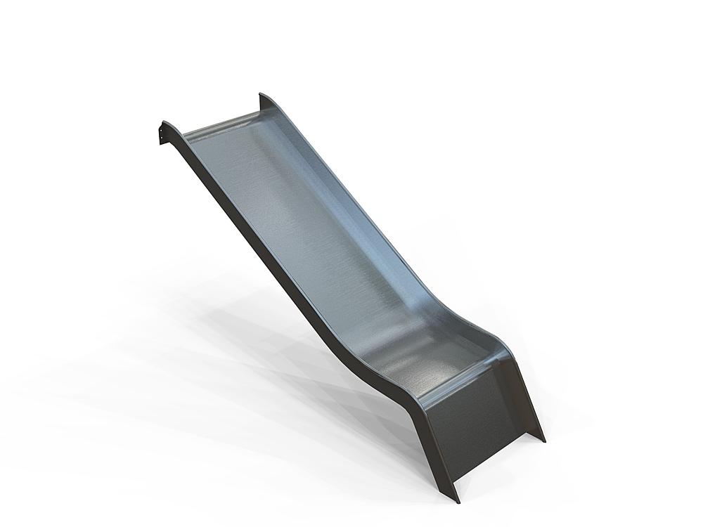 Anbaurutsche breit PH 145 cm, V2A