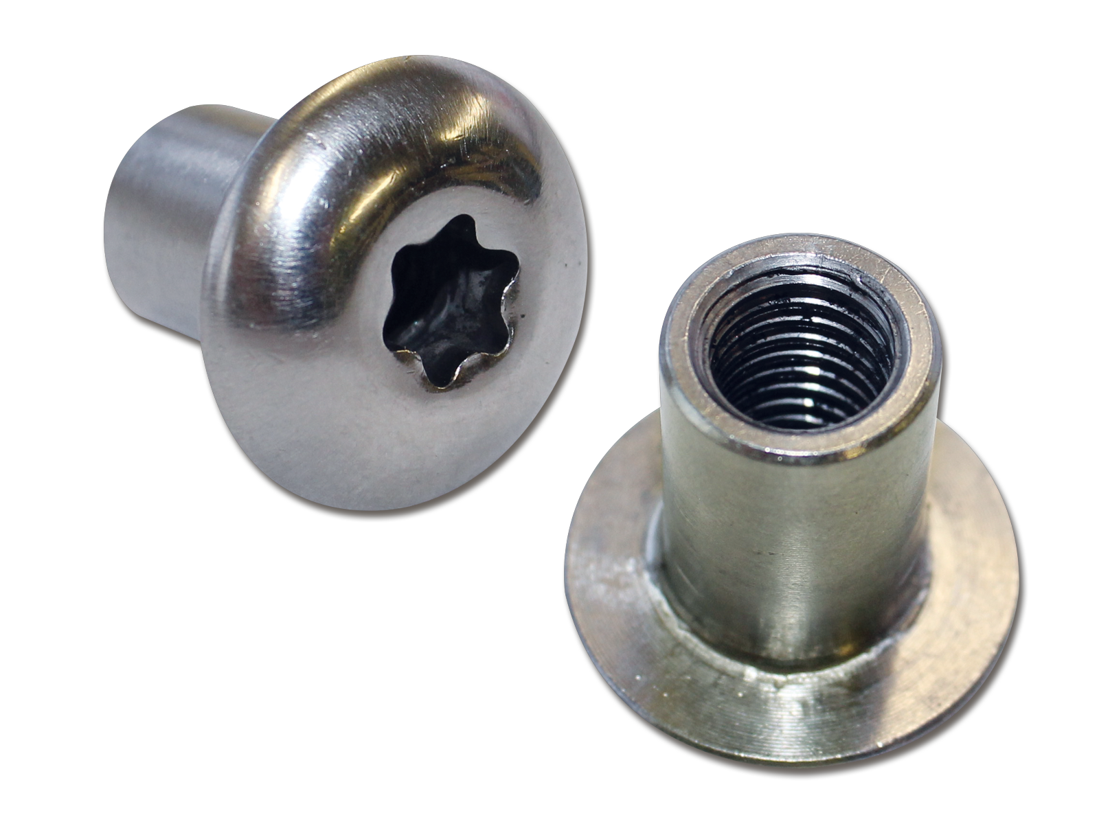 Hülsenmutter, Kopfdurchmesser 25 mm, Schaftlänge 20 mm, TX50, Kinderland Neeser