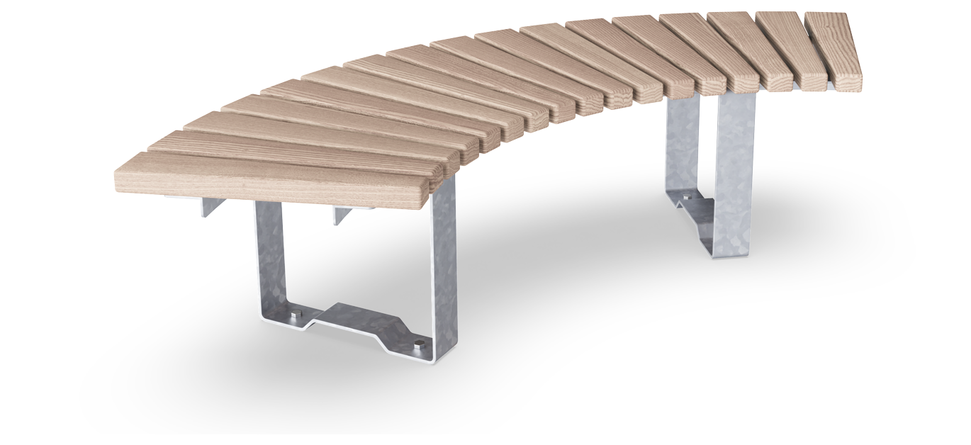 Rumba Bank Gebogen 90° PAR1006 Ansicht 2