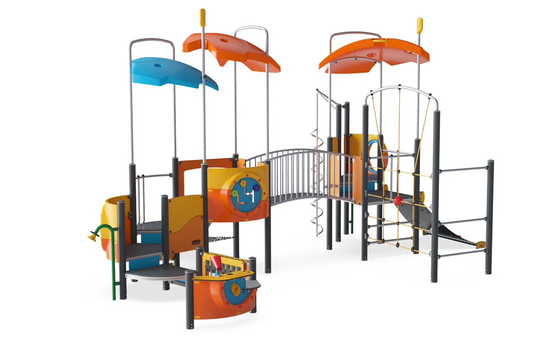 2-Turm-Spielanlage Mountaineer PCE205221 Ansicht 2