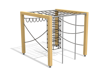 Kletterquader Holz 1, Höhe 200 cm, Bimbo Spielplatzgeräte (Hinnen AG)