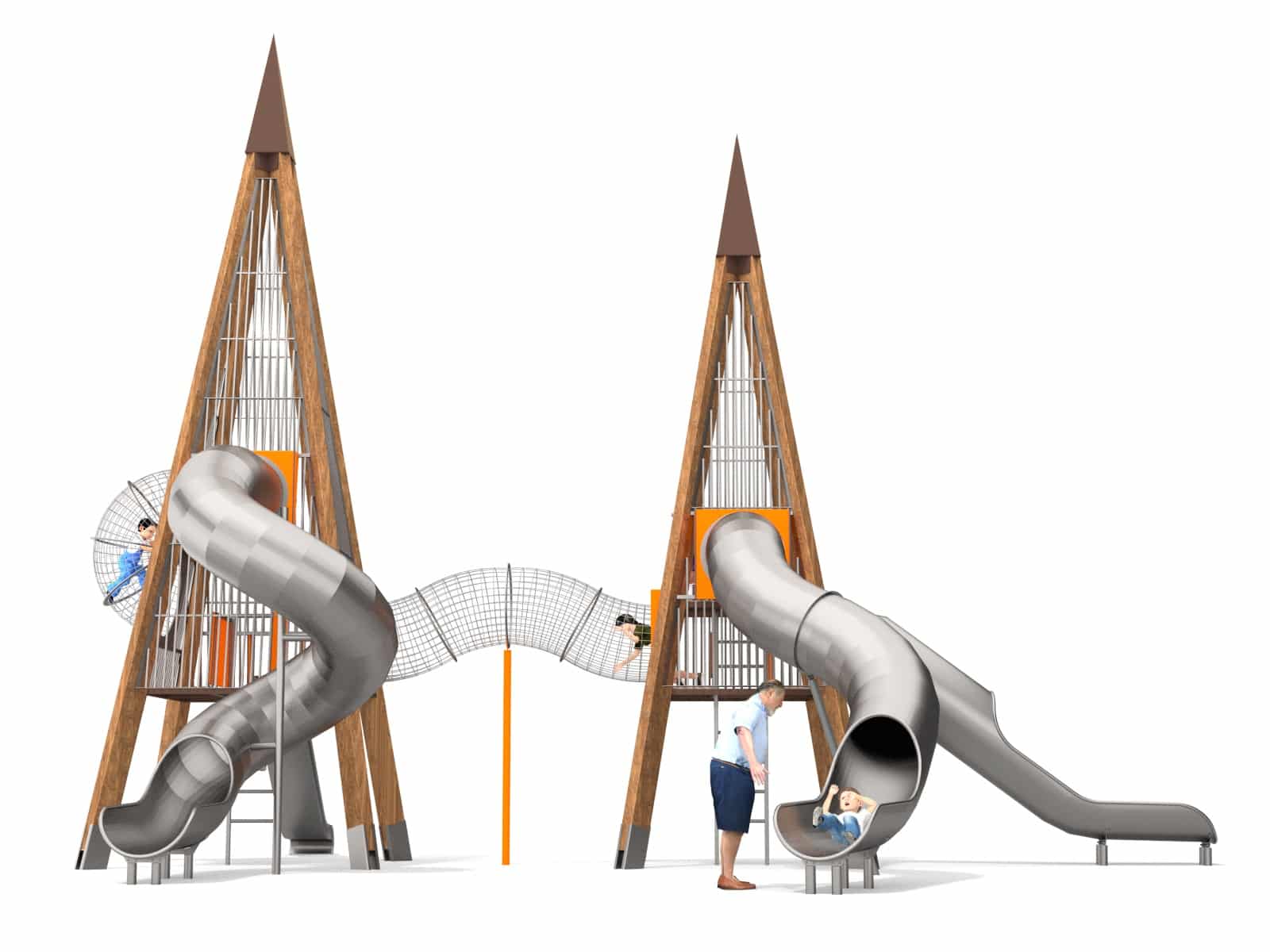 Spielturm  Space  X Ansicht 2