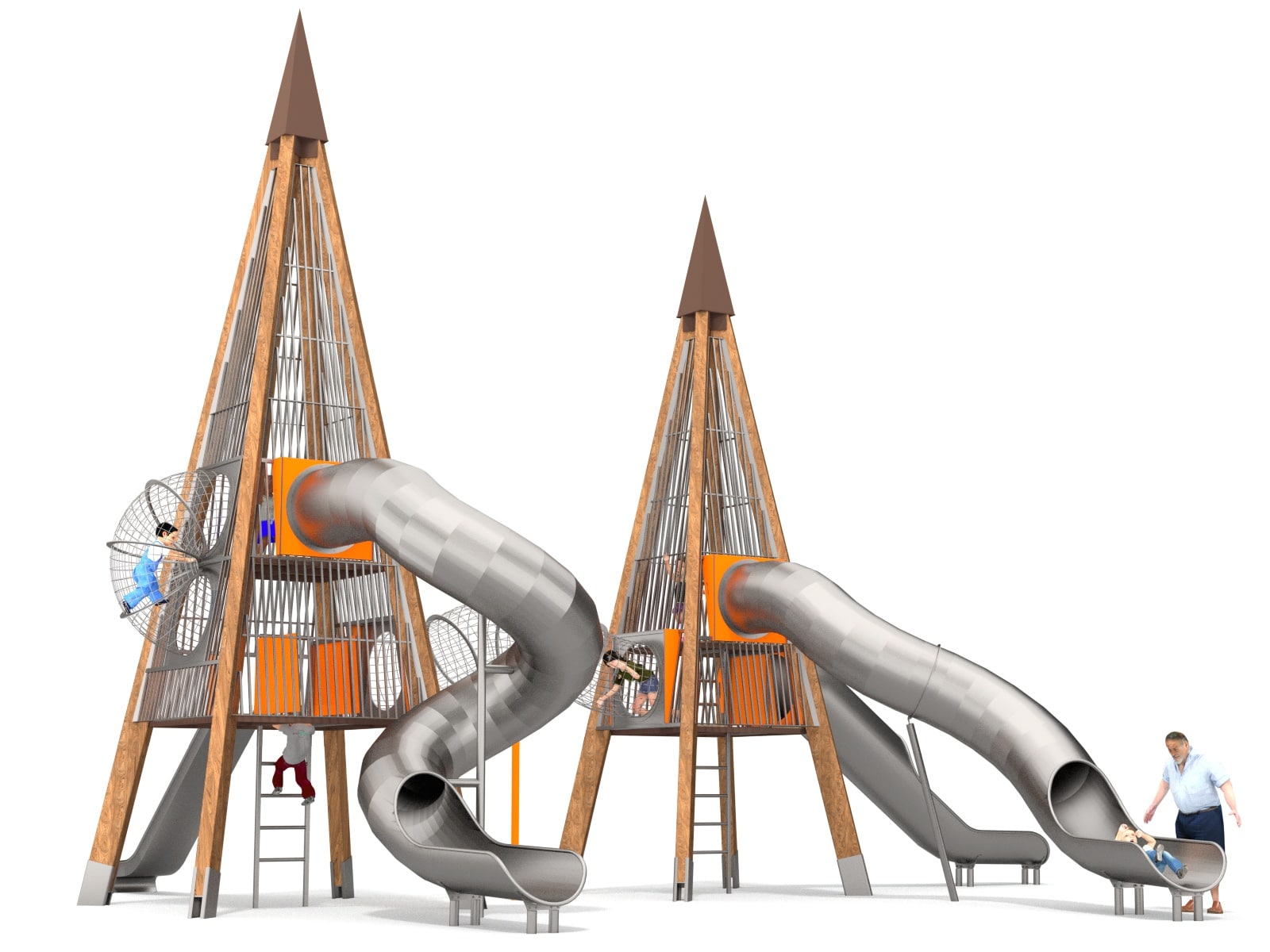 Spielturm  Space  X Ansicht 3