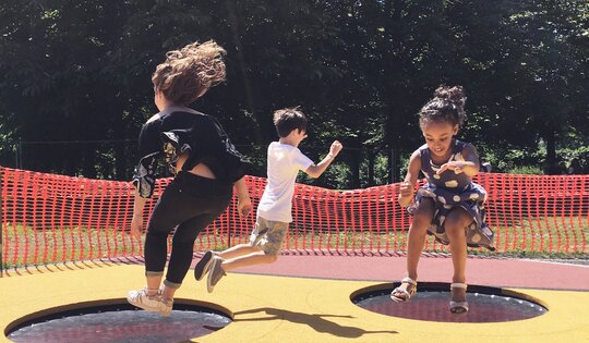 Trampolin rund 190 cm, inkl. Einbaurahmen Ansicht 2