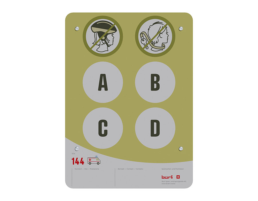 Spielplatztafel Individuell Ansicht 2