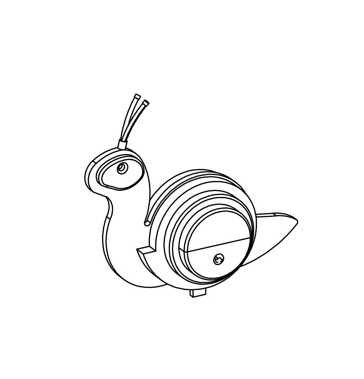 Schneckenkönigin Ansicht 2