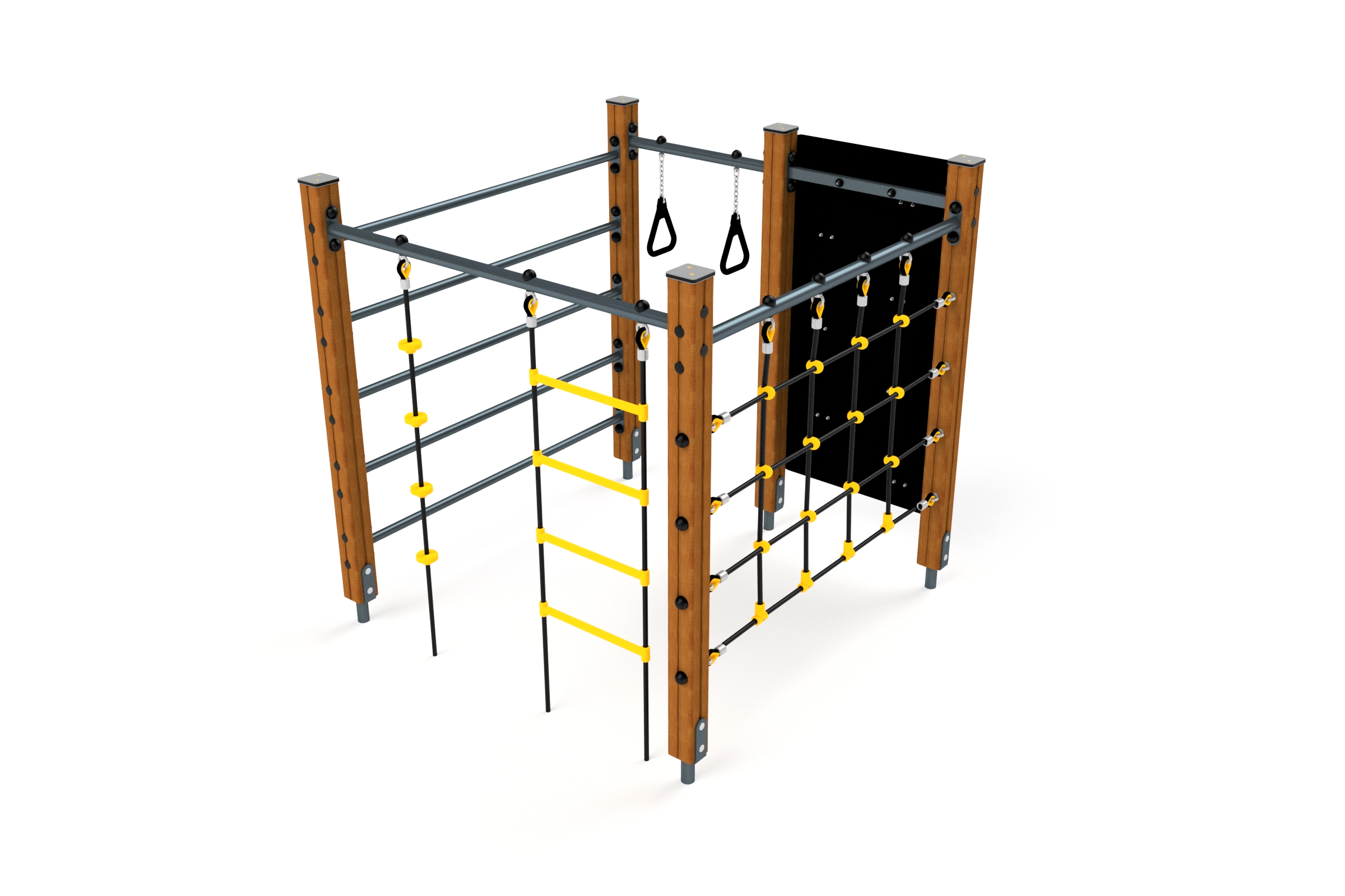 3604D Fitness- und Kletterquadrat Ansicht 3