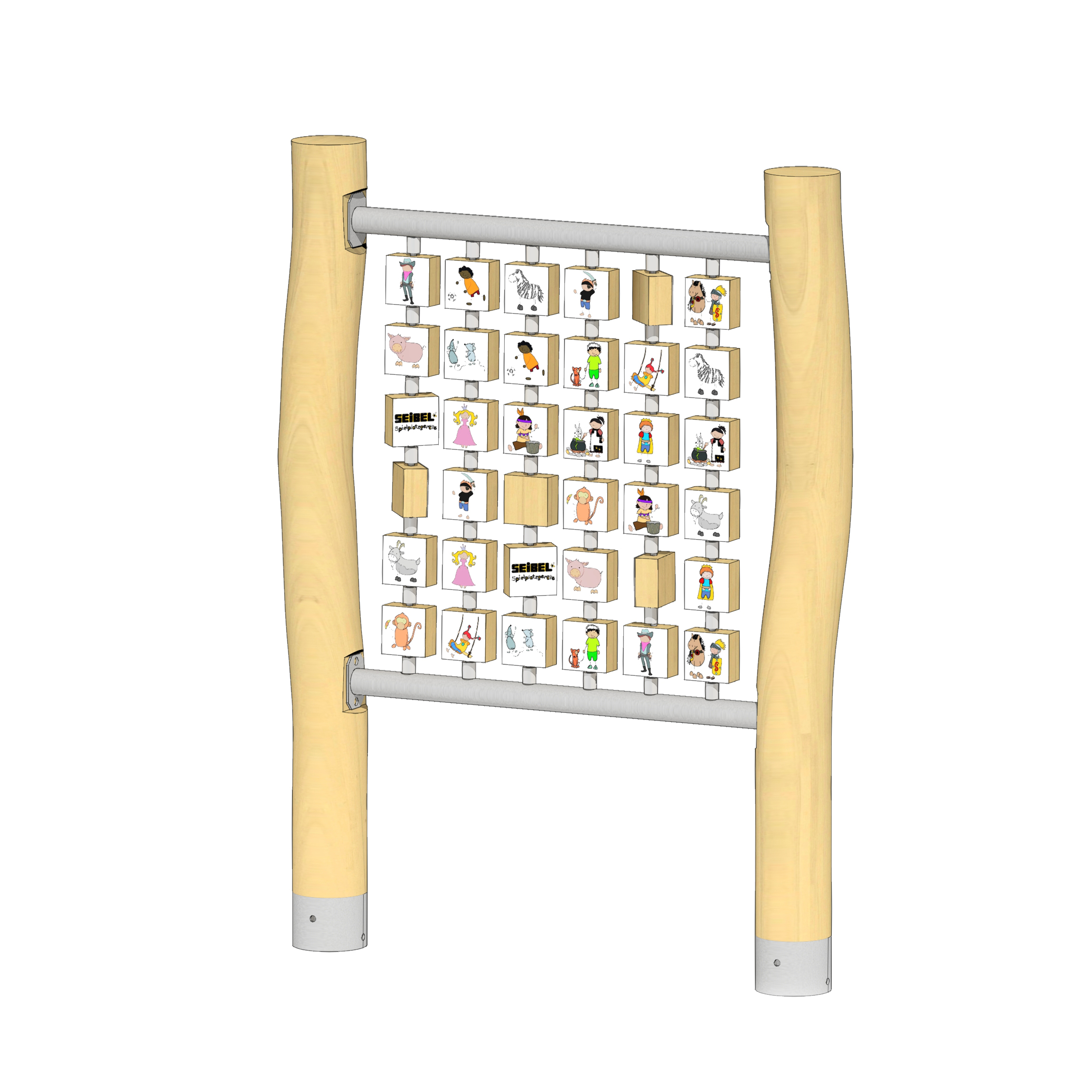 Spiel Memory SEIBEL mit 2 Pfosten Ansicht 2