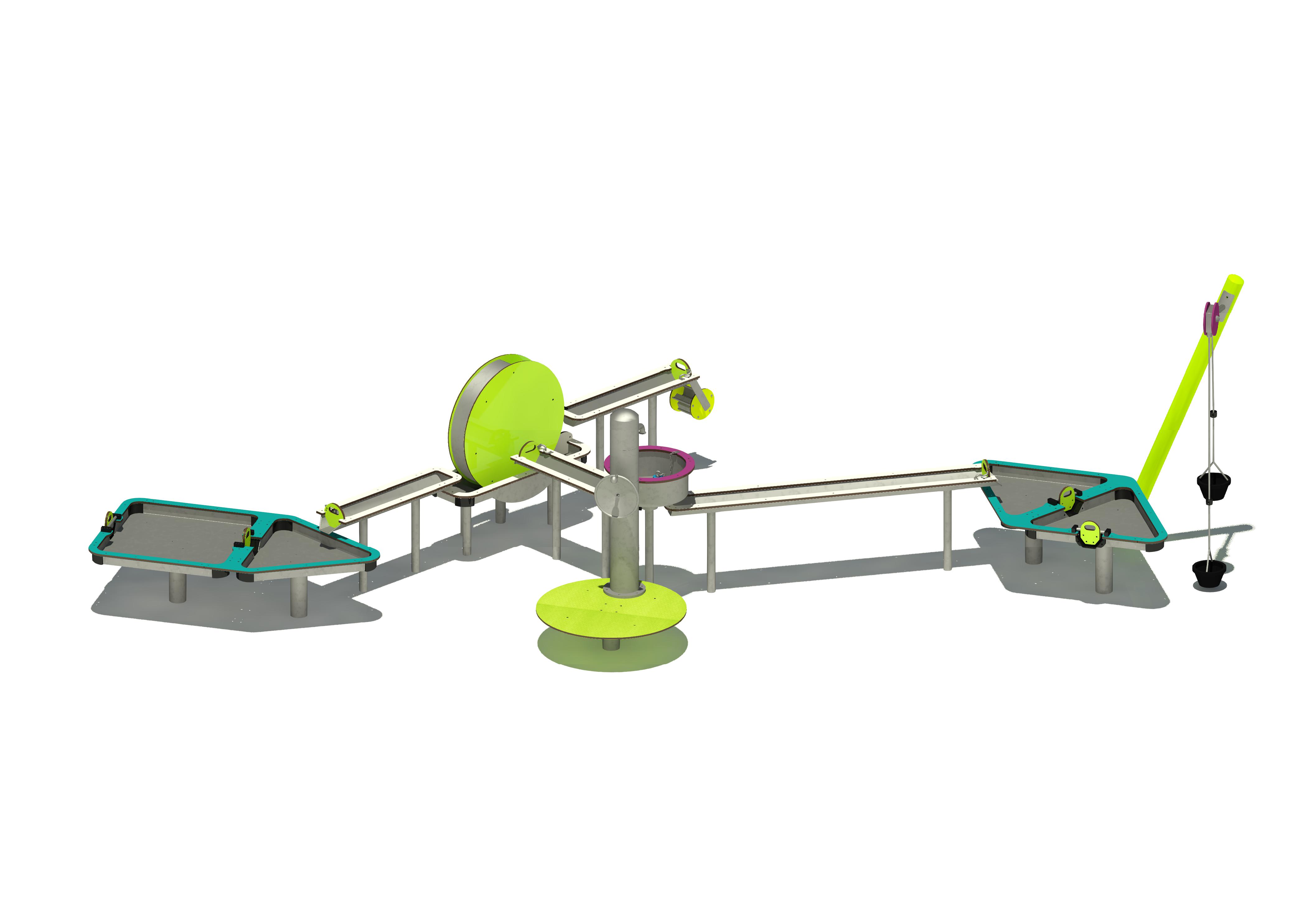 Wassermatschanlage AQUATREGS® 19004 Ansicht 2