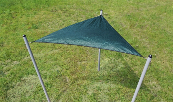 Sonnenschutz Dreieckig 3x3x3 Atlantis Ansicht 3