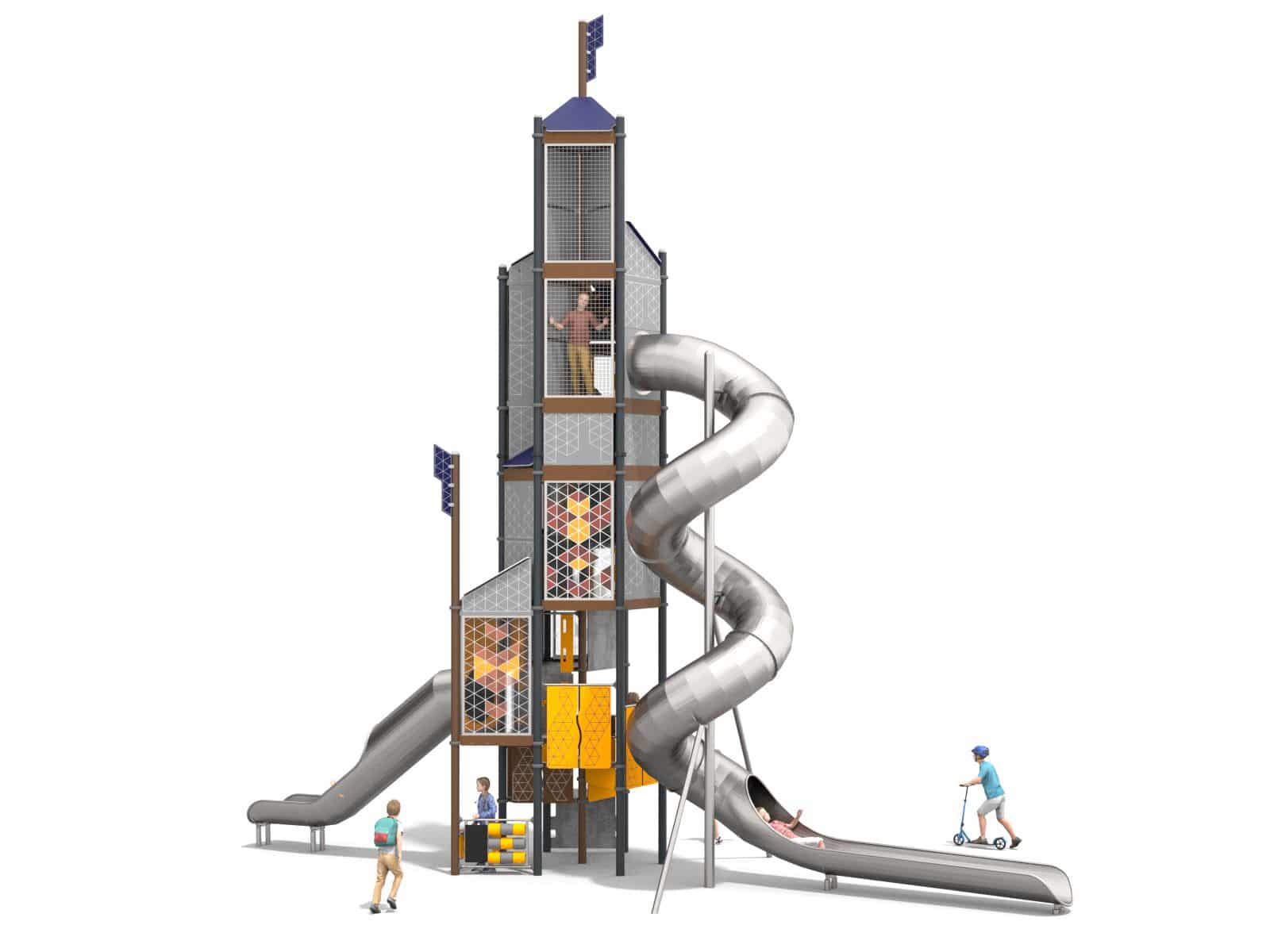 Spielturm Scrapi Ansicht 3