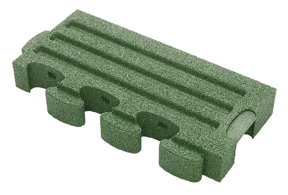 Puzzle Mat 3D Randplatte ohne Zwischenelement 80 mm grün Ansicht 5