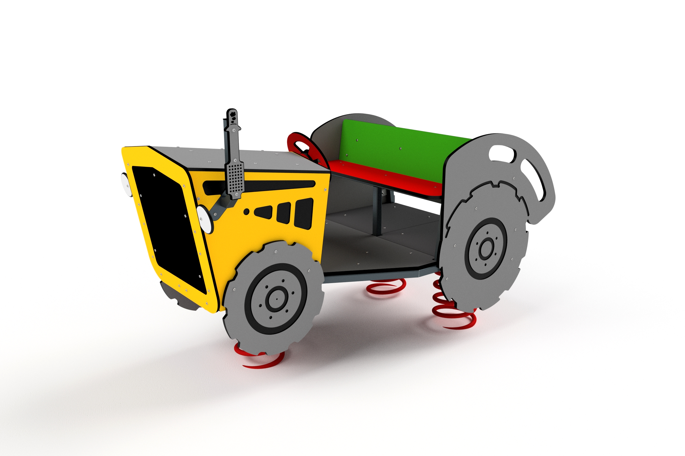 3418S Federwippe - Traktor Ansicht 2