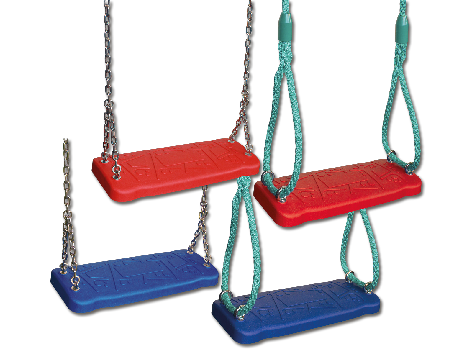 Brettschaukeln – Sitzbrett, Farbe rot, Kinderland Neeser