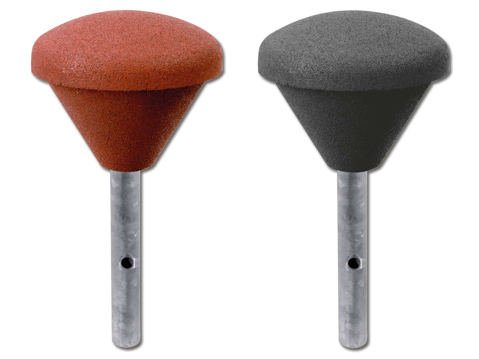Wippendämpfer anthrazit, verzinktes Stahlrohr Ø 48.3 mm