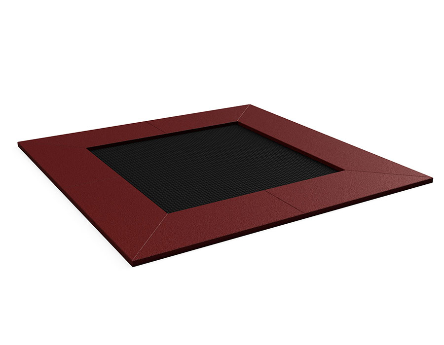 Trampolin Quadrat Ansicht 3