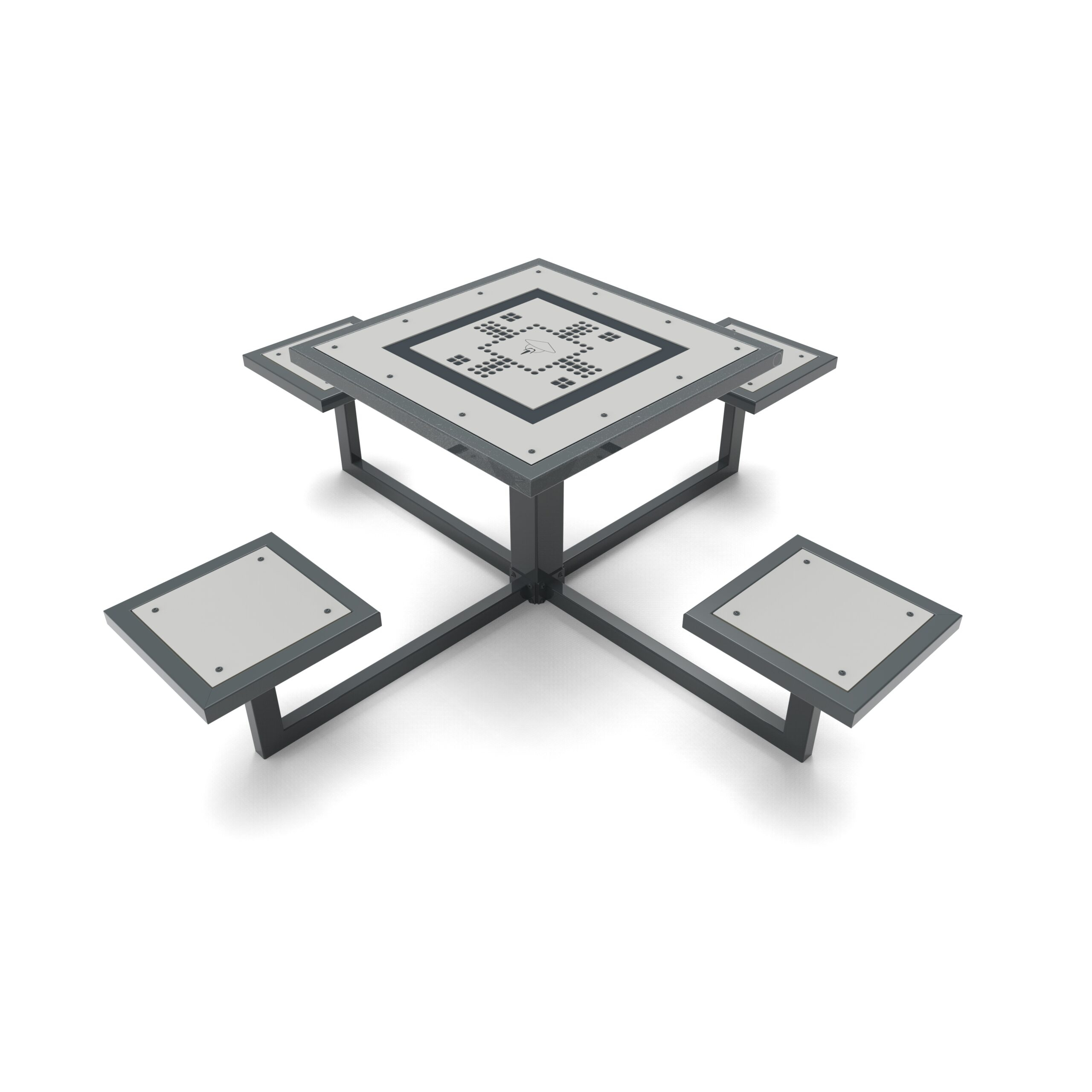 Picknicktisch quadratisch – Ludo Ansicht 2