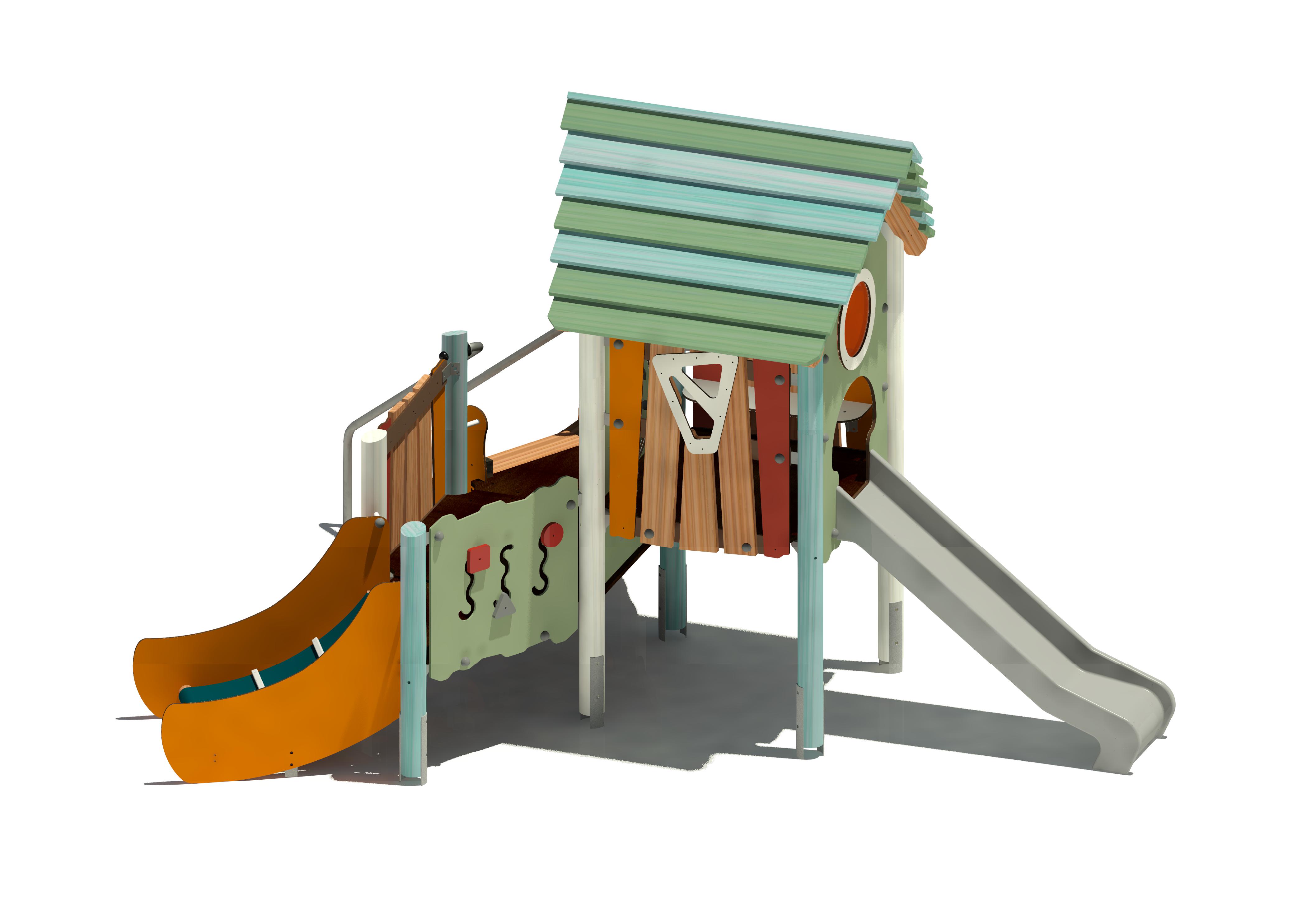 Spielhauskombination BAMZA Fenja 59230 Ansicht 4