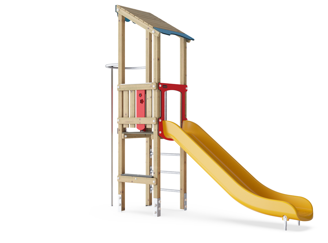 Spielturm mit Rutschstange KPW101301 Ansicht 2