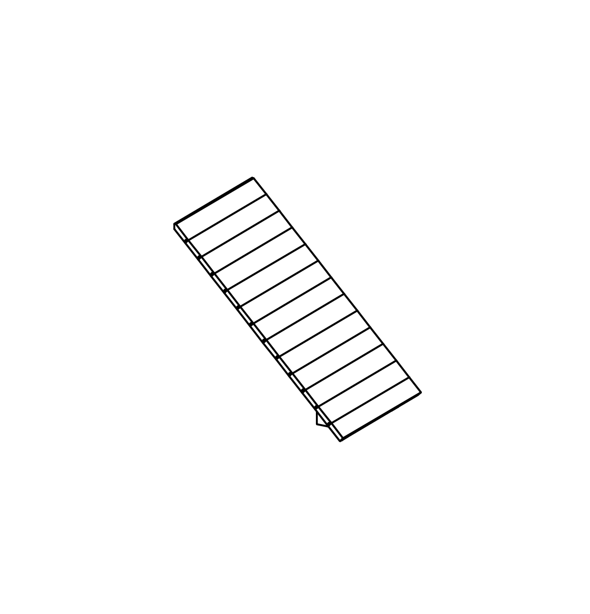 Schräge Wand Ansicht 2